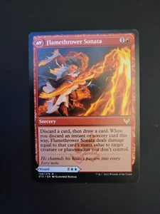 MTG Flamethrower Sonata/Torrent Sculptor - Strixhaven: School of Mages NM ENG - Picture 1 of 2