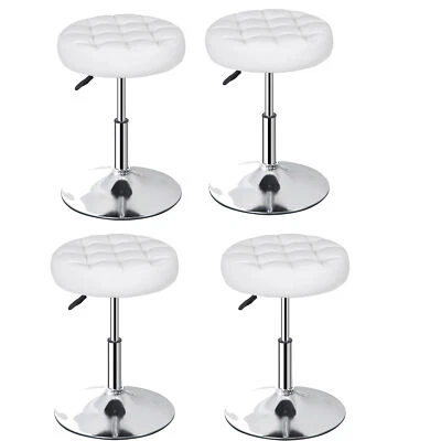 Adjustable Vanity Stool 360° Swivel Vanity Chair Ottoman Stool for Makeup 4PCS - Image 1 of 4