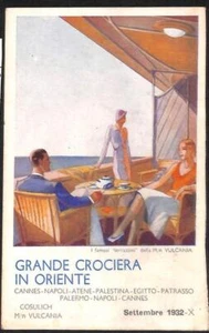 POSTAL PUBLICITARIA ITALIANA Lib743 DE COLECCIÓN - CRUCERO Vulcania - Imagen 1 de 1