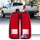 For 2003-2006 Chevy Silverado 1500 LED Tail Lights Assembly Brake Lamp Red Lens
