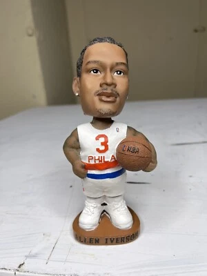 VTG ALLEN IVERSON BOBBLE HEAD THE ANSWER RARE NBA PHILADELPHIA 76ers Global PRO - Image 1 of 4