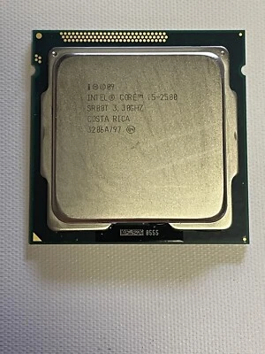 Intel I5-2500 3.3ghz Quad Core Socket 1155 CPU - SR00T - (USED) - Image 1 of 2