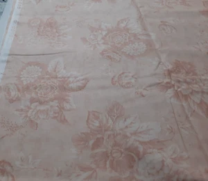 1 1/4 yds SEASIDE ROSE by 3 Sisters MODA Fabric Peachy Pink Floral Cotton - Picture 1 of 4