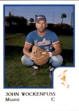 1986 Miami Marlins ProCards 29 John Wockenfuss Wilmington Delaware Baseball Card