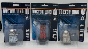 Doctor Who Eaglemoss Figurine Collection set of 3 figures 1:21 Scale - Picture 1 of 13