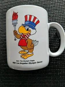Kaffeebecher Olympische Spiele Los Angeles 1984 - Sam The Olympic Eagle (NEU) - Bild 1 von 3