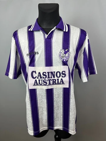 AUSTRIA SALZBURG 1995 1996 HOME SHIRT FOOTBALL SOCCER JERSEY ADIDAS MENS SIZE L Cover