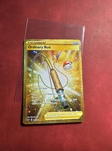 Ordinary Rod - 215/202 - Pokemon Sword & Shield Base Set Secret Rare Card NM - Picture 1 of 2