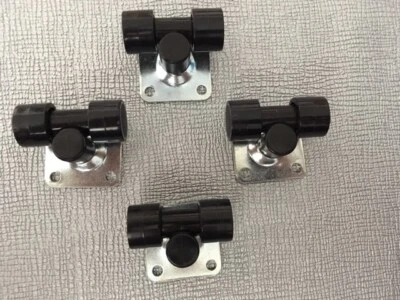 MARKENLOS Möbel- Rollen 20 mm klein 4 Stück Superflach 25-30 Kg pro Doppelrolle 360 Grad