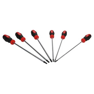 Juego de 6 destornilladores Torx extra largos T10 - T30 de U.S.Pro Tools AT387 - Imagen 1 de 3