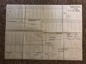 BLUEPRINTS / PLANS ONLY-Castaibert IV & F 1 A - RC Model Plans - Picture 1 of 3