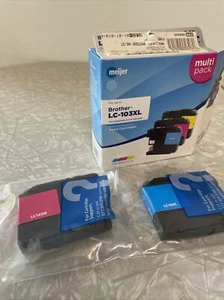 LC103 Ink Cartridge for Brother LC103XL LC103C & LC103M : MFC-J470DW MFC-J475DW - Picture 1 of 4