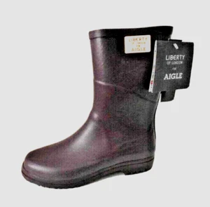 Liberty Of London Ltd Edition Aigle Ladies Wellington Wellies Rain Boots UK 2.5 - Picture 1 of 7