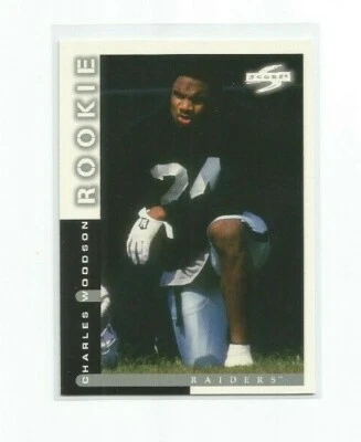 Tarjeta de novato Charles Woodson (Oakland Raiders) 1998 puntuación #236 Foto 1 de 3