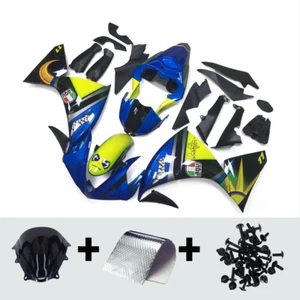 ABS Plastic Blue Bodywork for Yamaha YZF R1 2009 2010 2011 Injection Fairing Kit - Picture 1 of 8