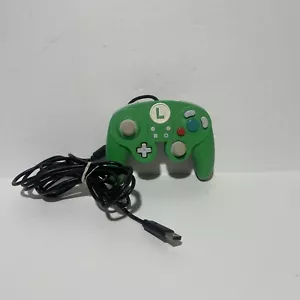 Nintendo Switch PDP Wired USB Fight Pad Pro Controller - Luigi Green 500-100 - Picture 1 of 6
