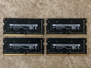 Micron Apple 16GB (4x4GB) DDR4 PC4-21300 2666Mhz iMac MacMini RAM Memory - Picture 1 of 2
