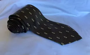 Dimoggio Mens Necktie Tie 100% Silk Hand Made - Olive Green - Shipped in a Box - Imagen 1 de 5