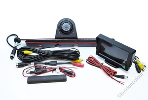 Mercedes Sprinter Van Brake Light Rear Reverse Camera + 4.3 Inch LCD Monitor - Picture 1 of 6