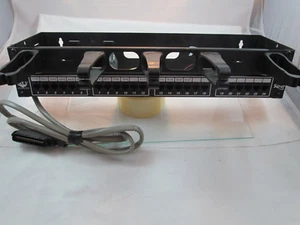 ICCMSHB2RS - patch panel,mounting rack,cat 5 organizer- get all three - Picture 1 of 4