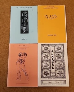 Sudeep Sen, 4 Verse Pamphlets: Almanac, Lines of Desire, Retracing American... - Picture 1 of 14