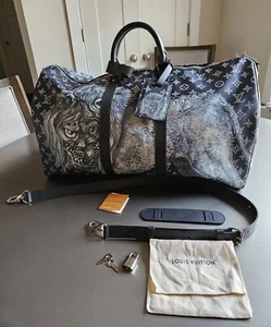 Louis Vuitton x Chapman Brothers Lion Weekender Bandoliere; Rare + Awesome! - Picture 1 of 19