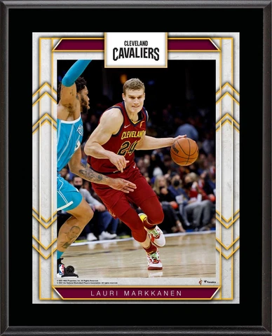 Lauri Markkanen Cleveland Cavaliers 10.5" x 13" Player Plaque Cover