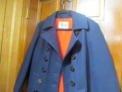 Chaqueta de guisante azul marino vintage Foto 1 de 4