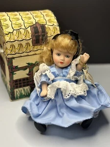 Vintage Kingstate Doll Alice In Wonderland Blue Dress Storybook Collectible 80s - Picture 1 of 9