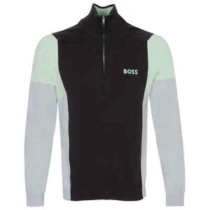 Maglione Hugo Boss BOSS Golf Zelchior X antracite - taglia media 36-39" petto - Foto 1 di 8