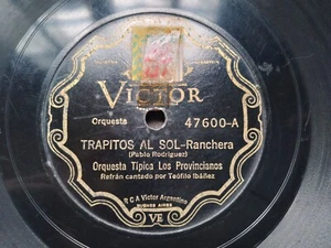ORQUESTA TIPICA LOS PROVINCIANOS - TRAPITOS AL SOL / LA CACHILA- VICTOR N° 47600 - Picture 1 of 5