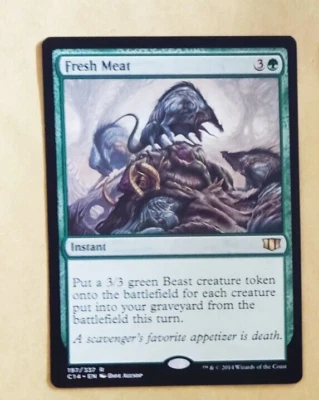 Fresh Meat - MTG Commander 2014 C14 Rare Excellent (EX) - Imagen 1 de 3