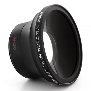 58MM Wide Angle Fisheye Lens 0.43x for Sony DCR-VX2100,VX2100E,DCR-VX2000,PD170 - Picture 1 of 2