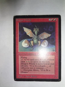 MTG MAGIC THE GATHERING CARD ORIGINAL BETA RED DRAGON WHELP CREATURE UNCOMMON - Picture 1 of 2