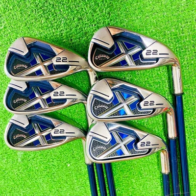 ◼️6pcs◼️ Callaway X-22 Set di ferri 6mazze 5-9,Pw Shaft X SERIE 60i Flex Regular - Immagine 1 di 4