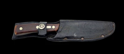 Cuchillo de hoja fija Schrade Old Timer 150T Deer Slayer Sharpfinger de colección EE. UU. Foto 1 de 4