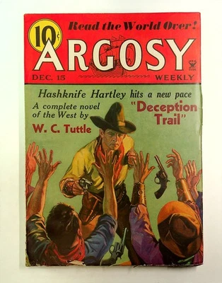 Argosy Part 4: Argosy Weekly Dec 15 1934 Vol. 252 #1 VG/FN 5.0 - Image 1 of 3