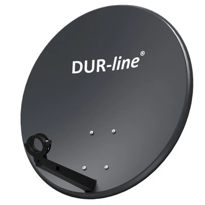 DUR-line EASYTENNE 60cm Satellitenschüssel Spiegel Antenne HDTV HD 4k Anthrazit - Bild 1 von 4