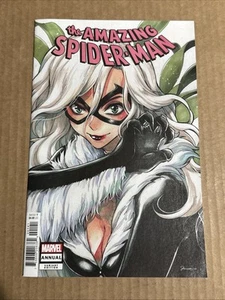 AMAZING SPIDER-MAN ANNUAL #1 SAOWEE BLACK CAT VARIANT MARVEL COMICS (2023) - Picture 1 of 2
