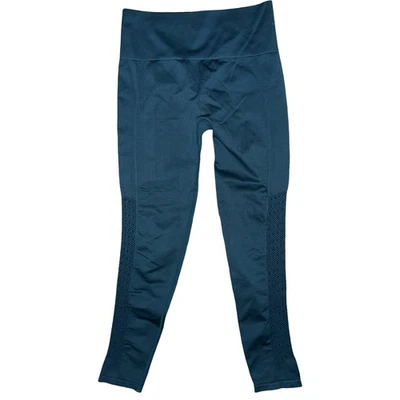 Leggings Fabletics Mujer Sin Costuras Sincronización 7/8 Verde Azulado Cintura Alta Pequeños Fitness Foto 1 de 4