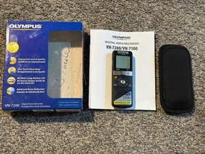 Olympus Handheld Digital Voice Recorder with Soft Case VN-7200 Tested Box Manual - Picture 1 of 11
