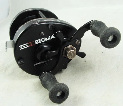 Carrete de fundición antiguo vintage SHAKESPEARE SIGMA 0001 modelo CA - rodamientos de grafito Foto 1 de 4