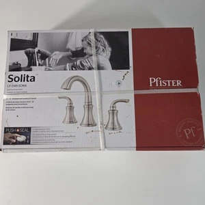 Pfister Solita LF-049-SOKK Bathroom Sink Faucet Brushed Nickel - Picture 1 of 7