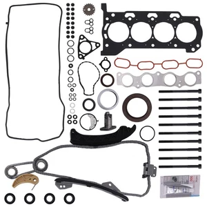 Timing Chain Head Gaskets Set with Bolts for Pontiac Vibe 1.8L DOHC 2ZRFE 2010 - Picture 1 of 9