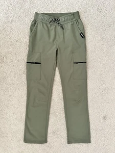 Boy's Khaki Cargo Lightweight Slim Fit Stretch Pants Size 7 - Picture 1 of 6