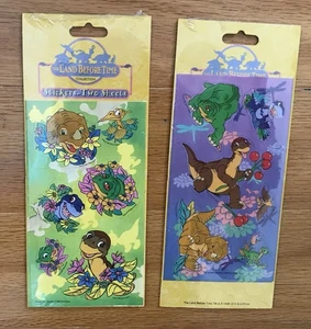 Vintage Land Before Time Stickers 1998 Gibson Greetings - Picture 1 of 4