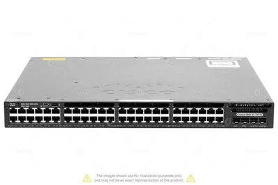 Cisco Catalyst WS-C3650-48TD-S 48x RJ-45 1Gb 2x SFP+ 10Gb Ethernet Switch - Immagine 1 di 4