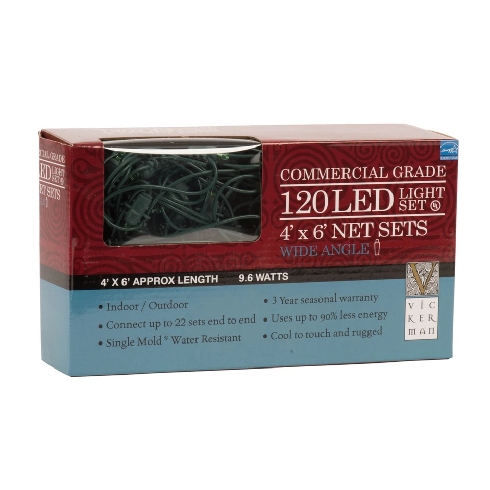 120Lt 4'x6' LED Red-Grn/GW WideAngle Net - Image 1 of 1