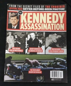 John F Kennedy Assassination Magazine Secret Files Enquirer 200+ photos JACKIE  - Picture 1 of 3