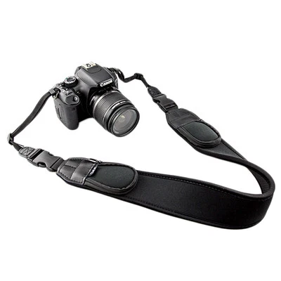 JJC NS-Q2 Neoprene Neck Strap with Quick Release Clip & Pouches for DSLR Camera - Image 1 of 4